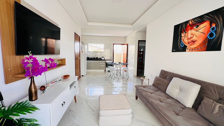 Apto 11 com 2/4 bairro residencial perto da praia